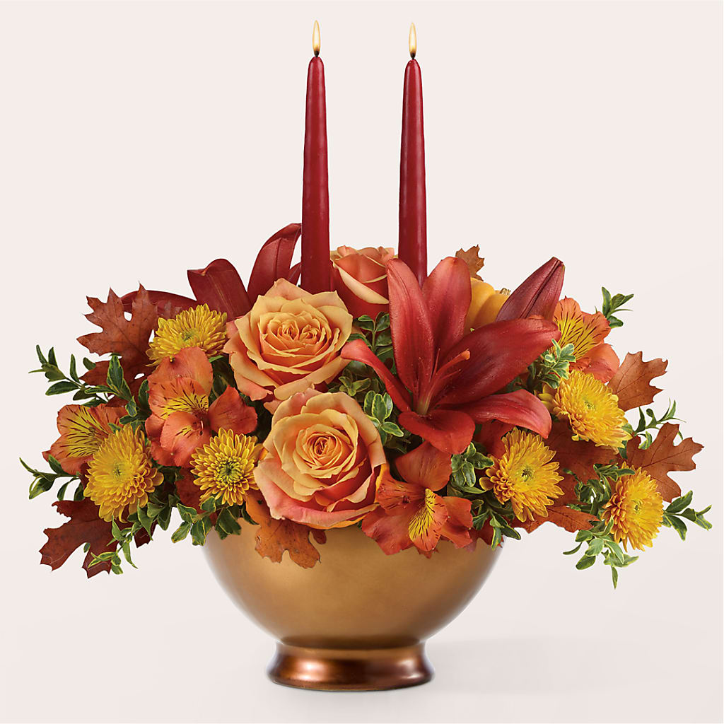 Harvest Table Centerpiece –  The Florist Ltd, Denton TX