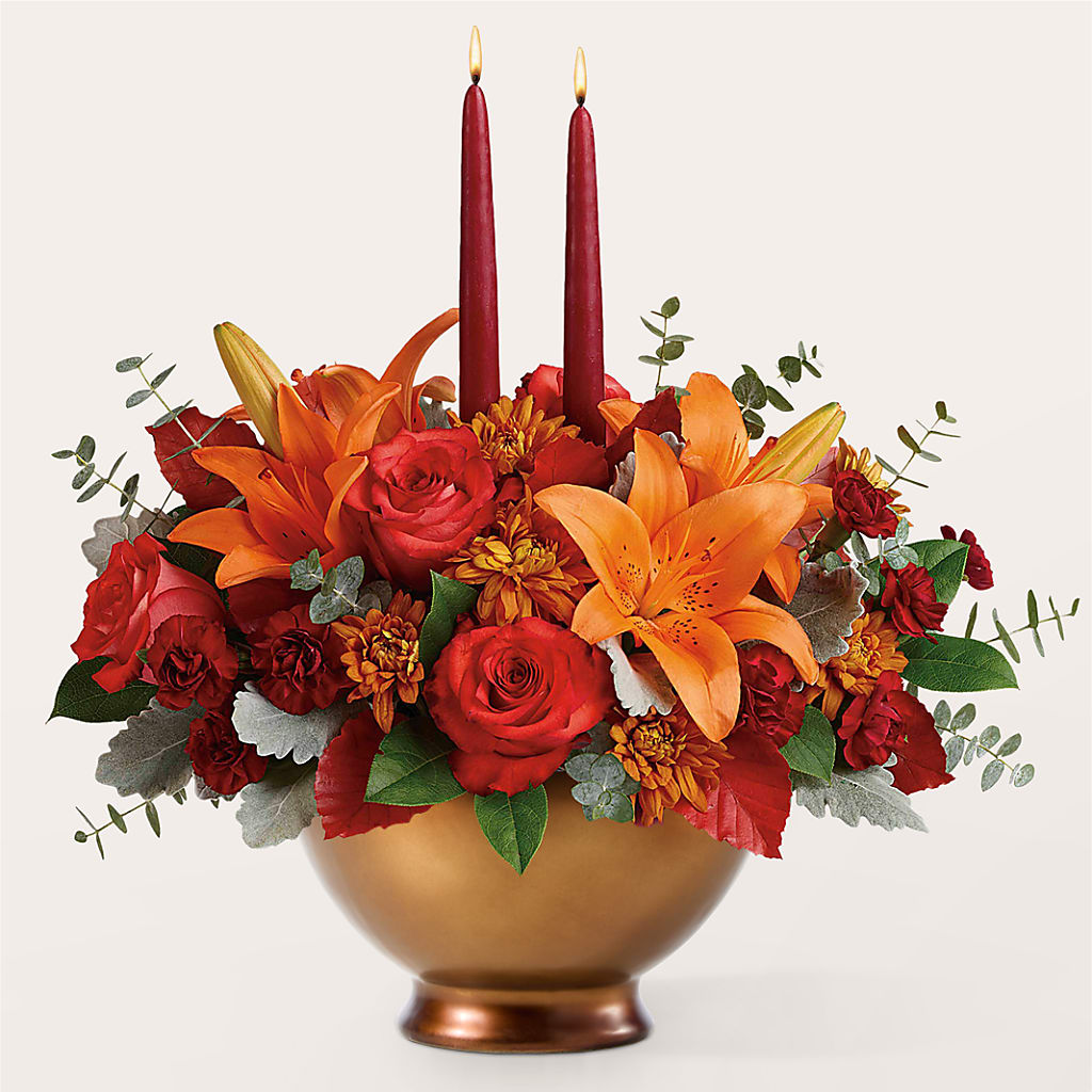 Fruits of Fall Centerpiece –  The Florist Ltd, Denton TX