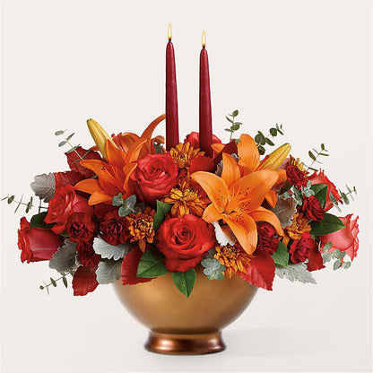 Fruits of Fall Centerpiece –  The Florist Ltd, Denton TX