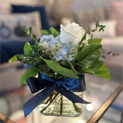 Sky Blue Delight Bouquet –  The Florist Ltd, Denton TX