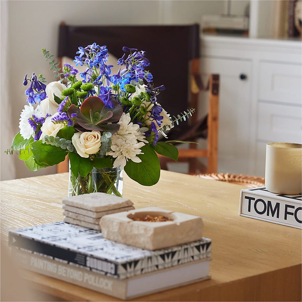 Cerulean Waves Bouquet –  The Florist Ltd, Denton TX