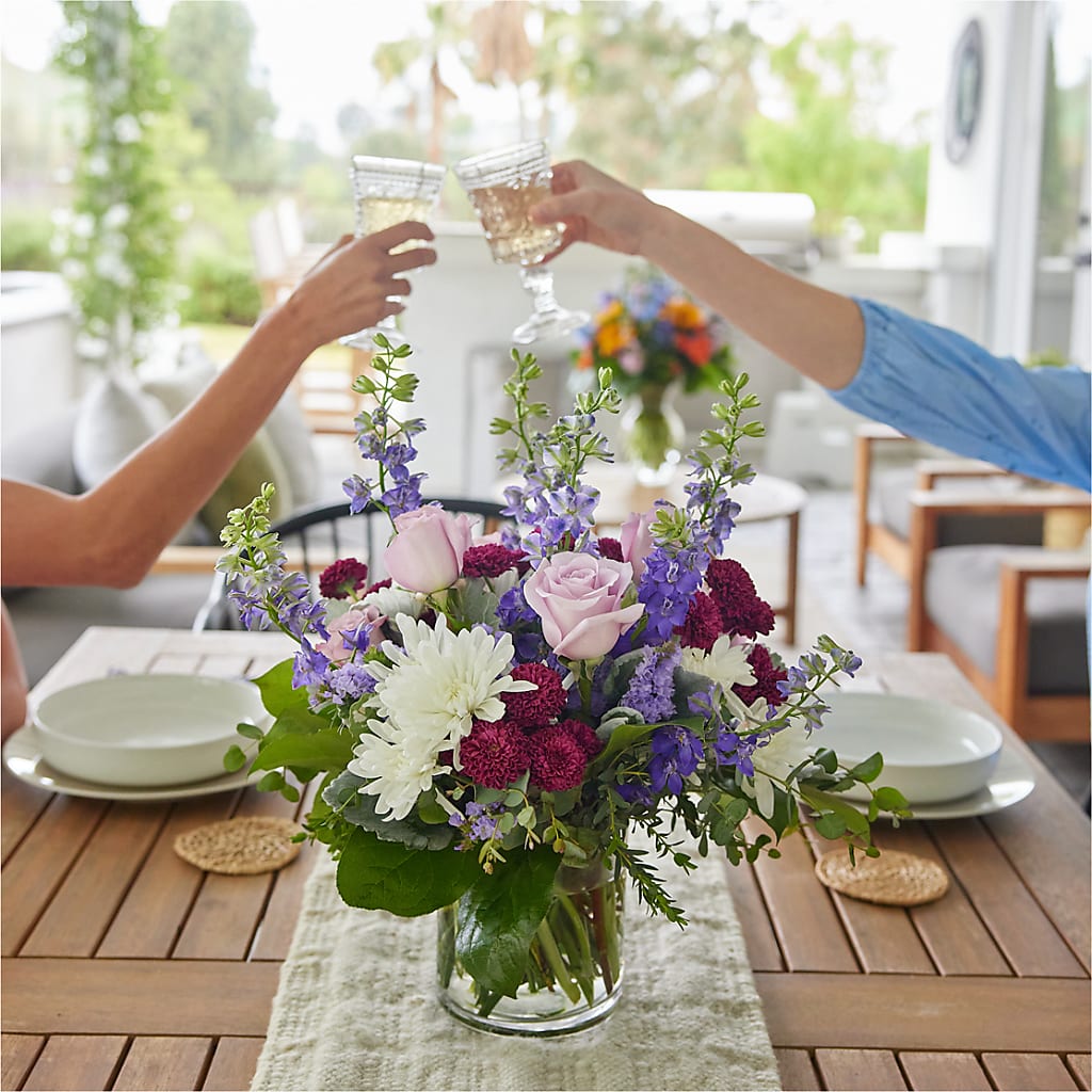 Violet Frost Bouquet –  The Florist Ltd, Denton TX