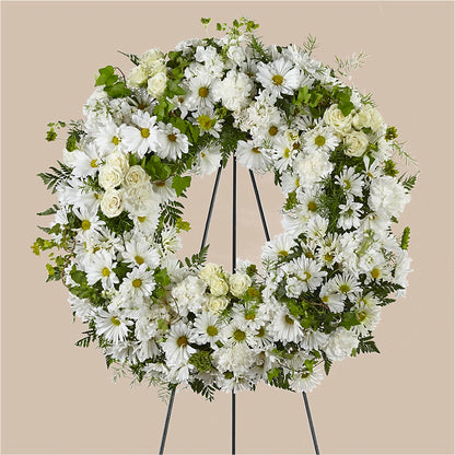 Faithful Wishes Wreath –  The Florist Ltd, Denton TX