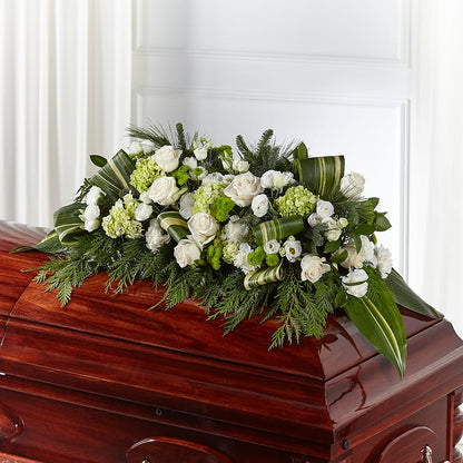 Hopeful Gesture Casket Spray –  The Florist Ltd, Denton TX
