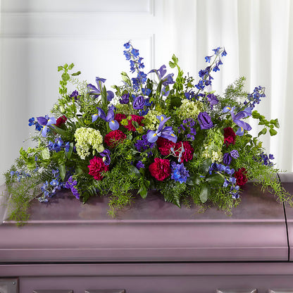Always Treasured Casket Spray –  The Florist Ltd, Denton TX