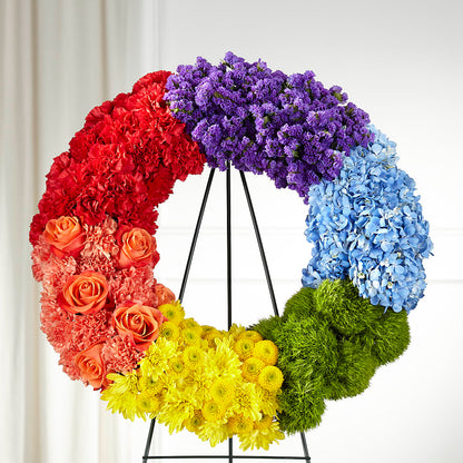 Circle of Love Wreath –  The Florist Ltd, Denton TX