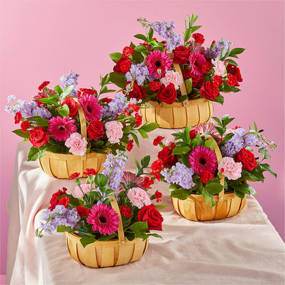 Pink Picnic Basket –  The Florist Ltd, Denton TX