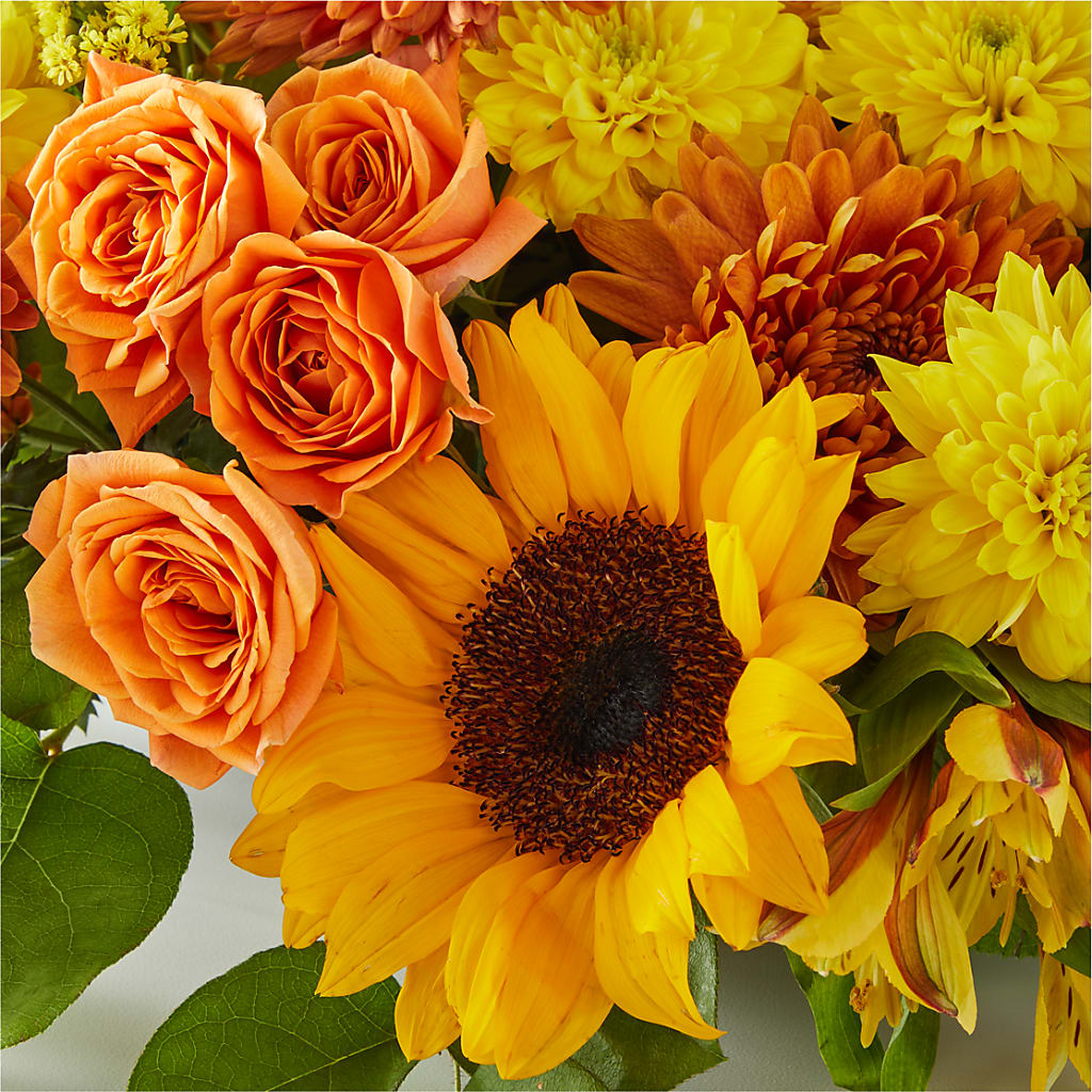 Autumn Harmony Centerpiece –  The Florist Ltd, Denton TX