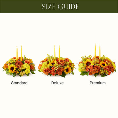 Autumn Harmony Centerpiece –  The Florist Ltd, Denton TX