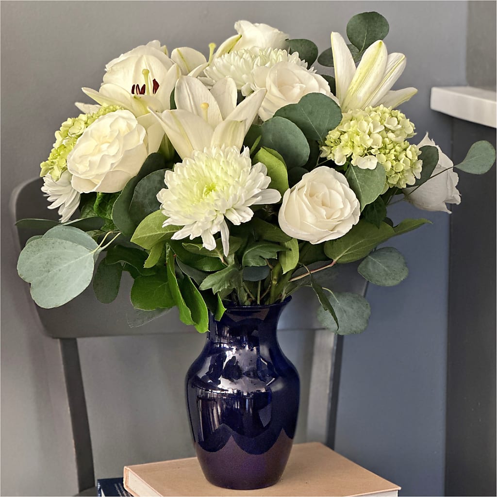 Snowy Dreams Bouquet –  The Florist Ltd, Denton TX
