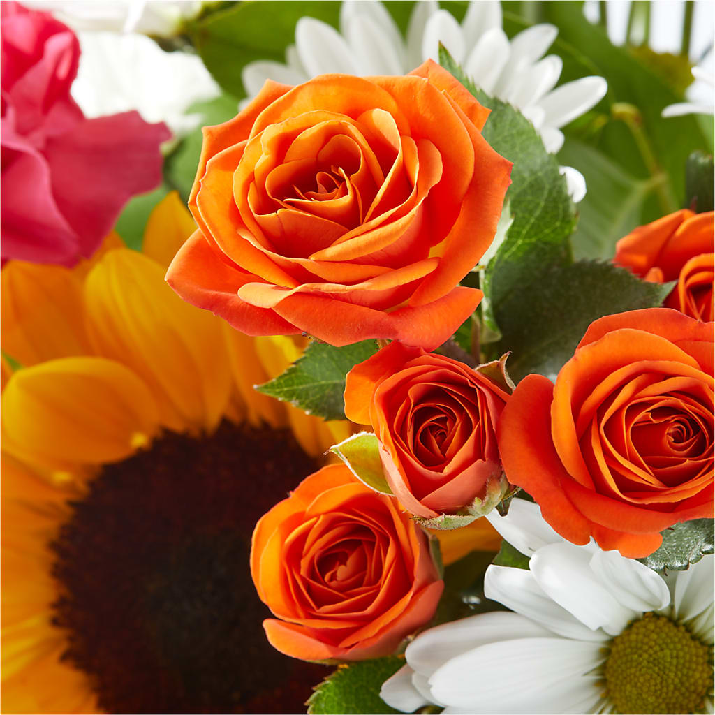 Sun-drenched Blooms Bouquet –  The Florist Ltd, Denton TX