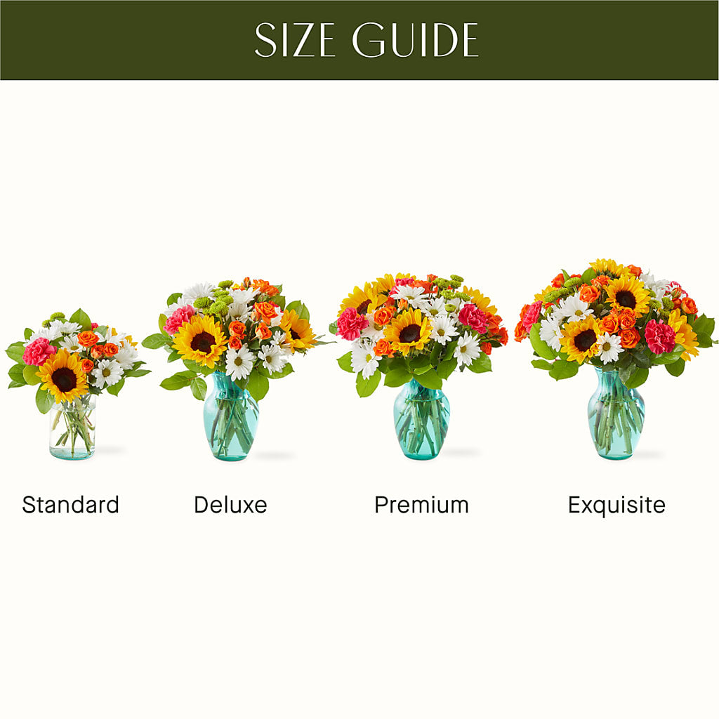 Sun-drenched Blooms Bouquet –  The Florist Ltd, Denton TX
