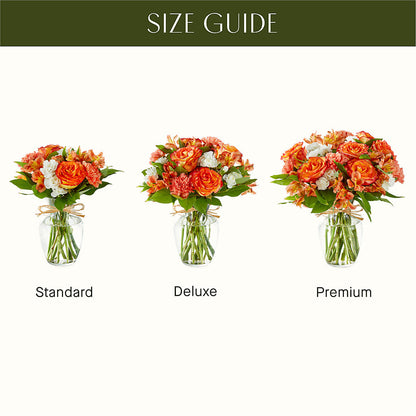 Apricot Glow Bouquet –  The Florist Ltd, Denton TX