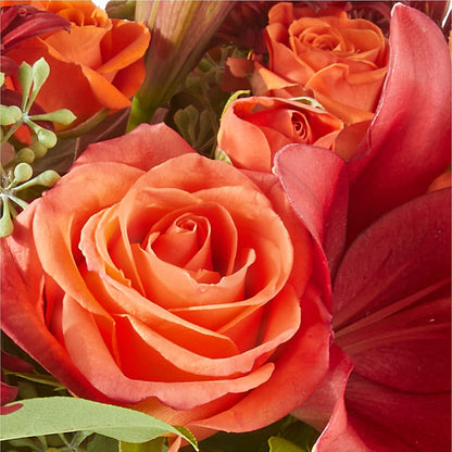 Crimson Leaves Bouquet –  The Florist Ltd, Denton TX