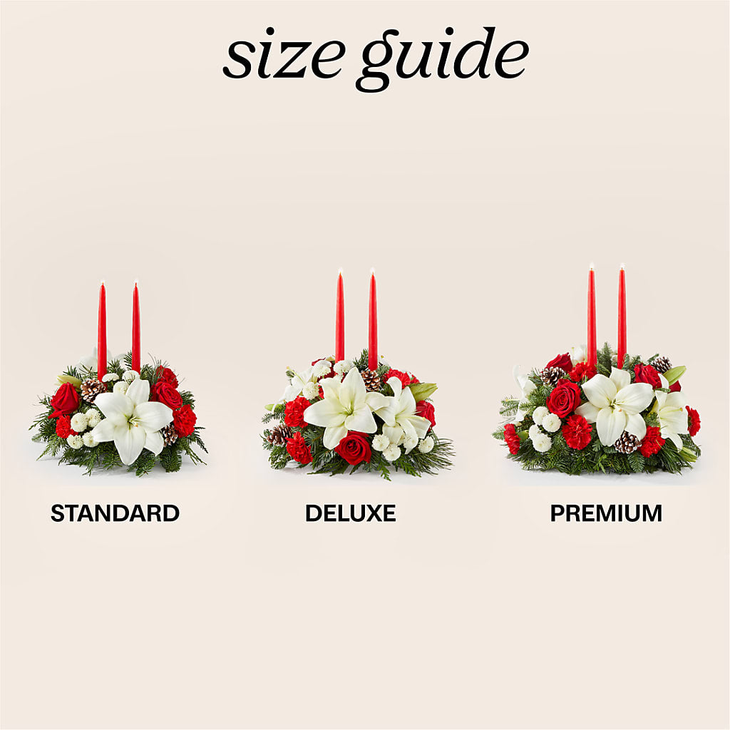 Seasonal Festivities Centerpiece –  The Florist Ltd, Denton TX