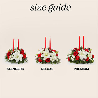 Seasonal Festivities Centerpiece –  The Florist Ltd, Denton TX