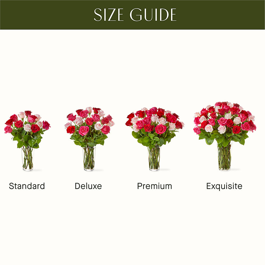 Charming Rose Bouquet –  The Florist Ltd, Denton TX