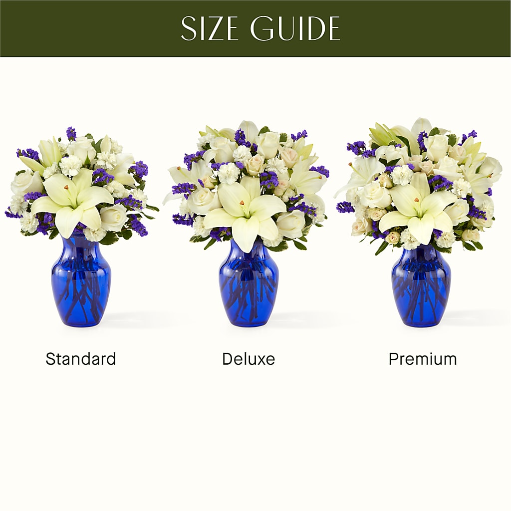 Sapphire Rush Bouquet –  The Florist Ltd, Denton TX