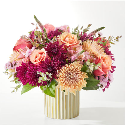 Berry Cobbler Bouquet with Ivory Vase –  The Florist Ltd, Denton TX