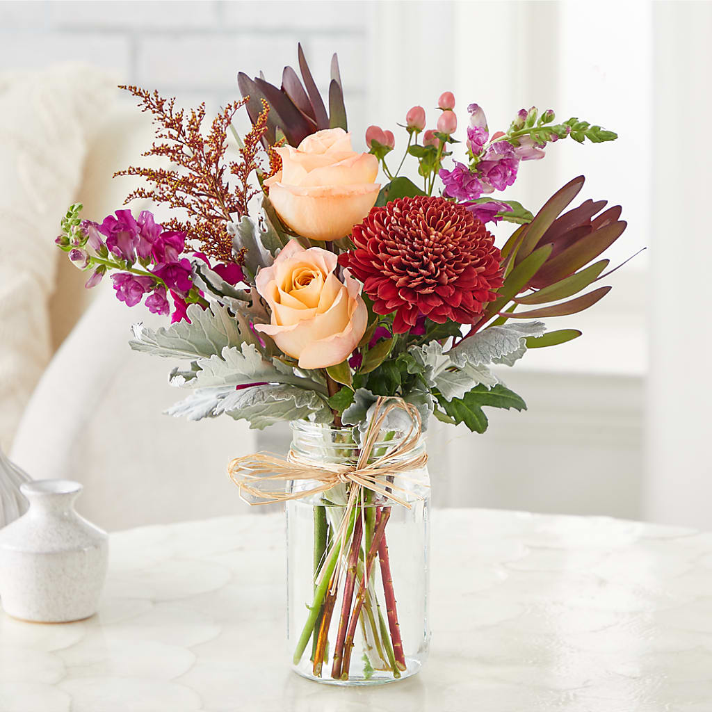 Moody Hues Bouquet –  The Florist Ltd, Denton TX