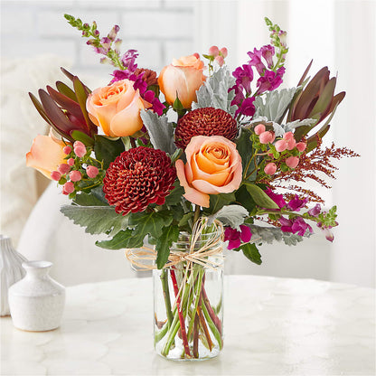 Moody Hues Bouquet –  The Florist Ltd, Denton TX