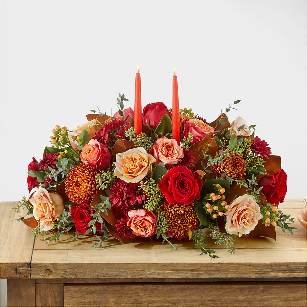 Gather Near Centerpiece –  The Florist Ltd, Denton TX