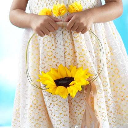 Sweet Sunshine Flower Girl Bouquet –  The Florist Ltd, Denton TX
