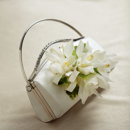 White Purse Decor –  The Florist Ltd, Denton TX